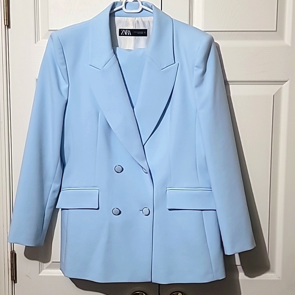 Zara Blue 2 Piece Suit